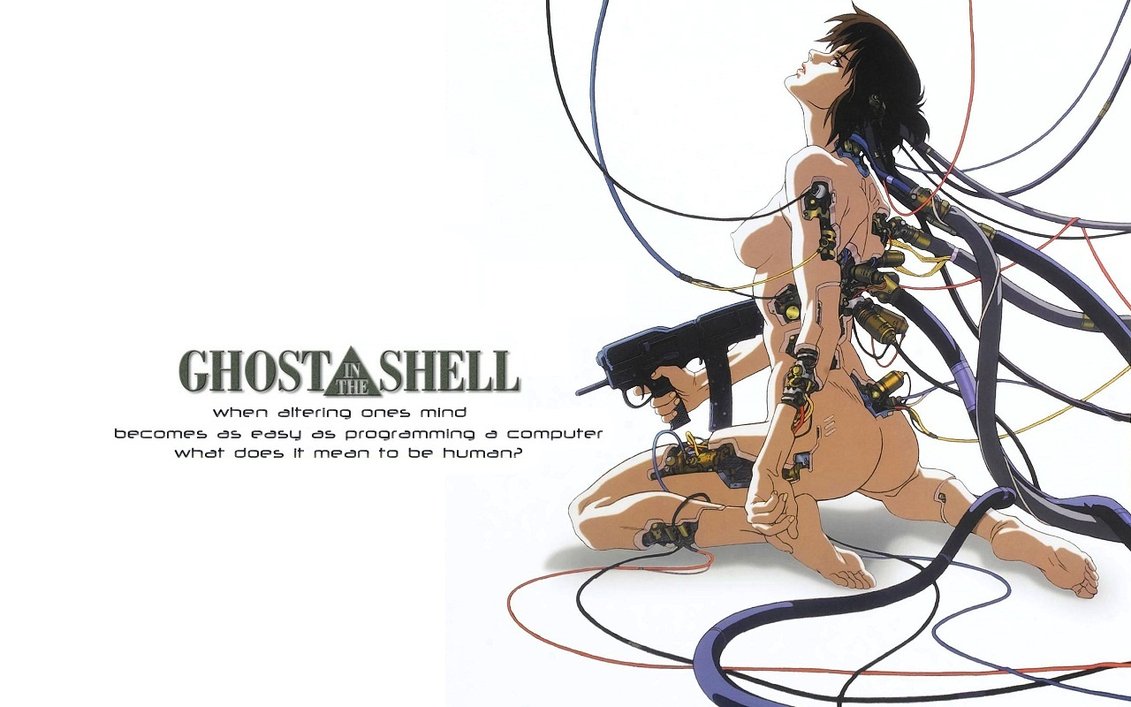 ghost in the shell 1995 anime poster