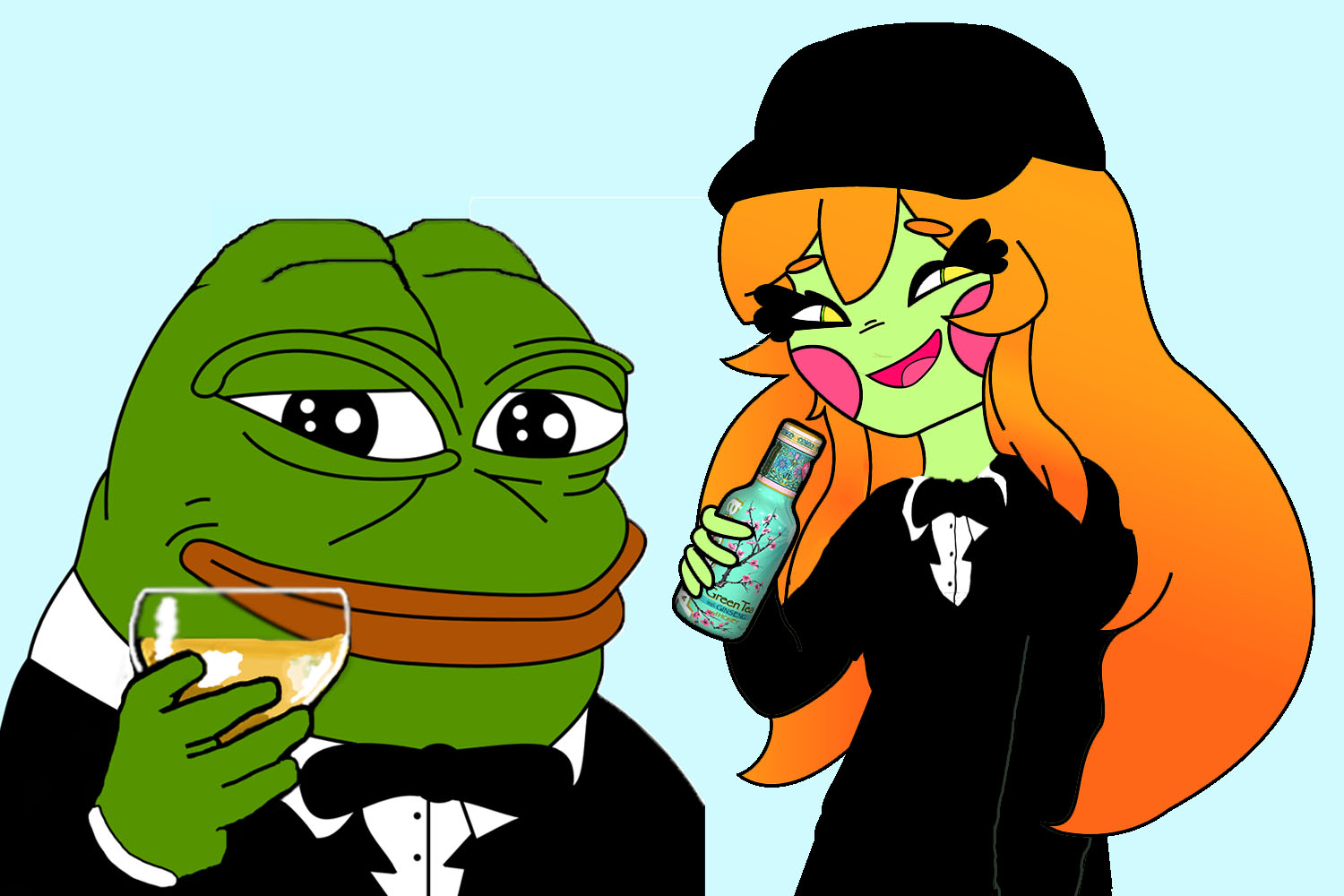 Pepe got a Girlfriend.