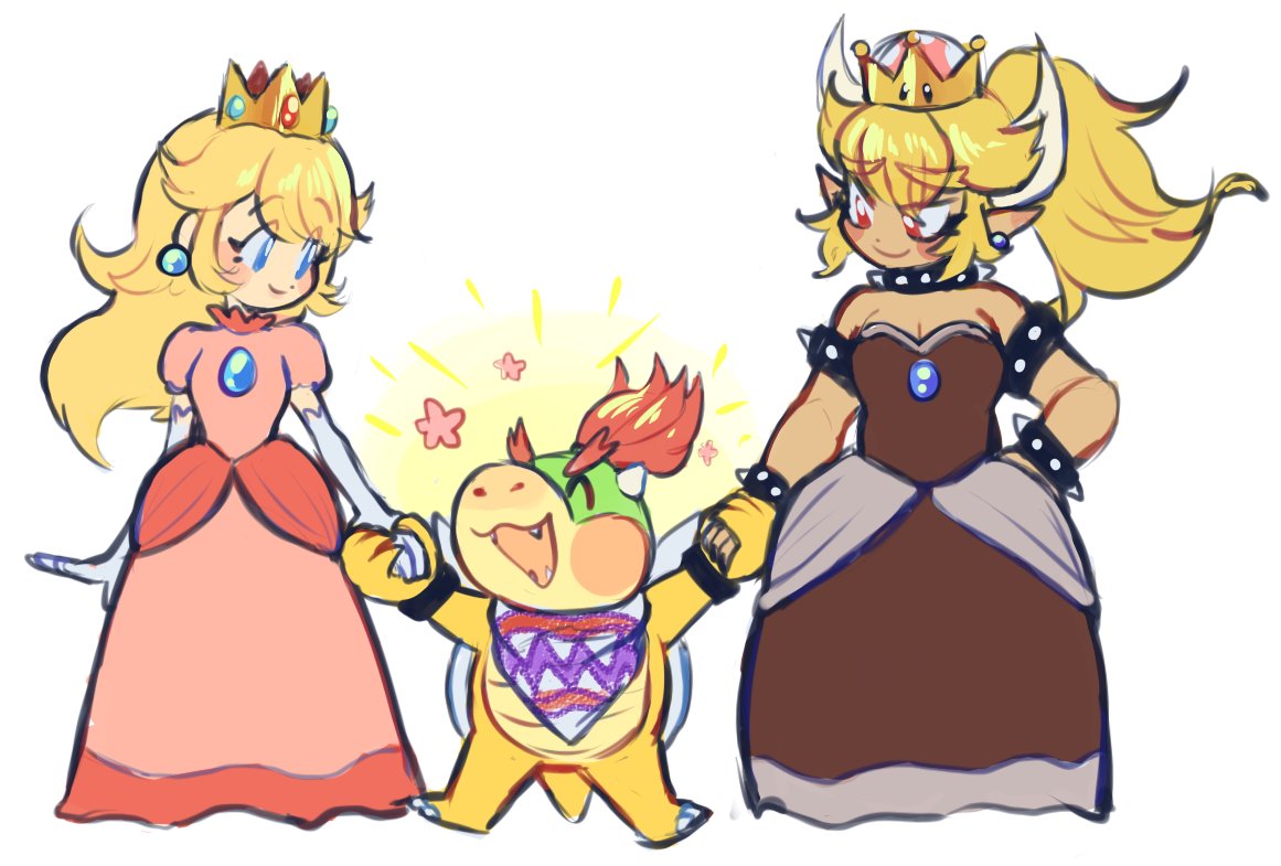 princess peach and bowsette 7a6fb