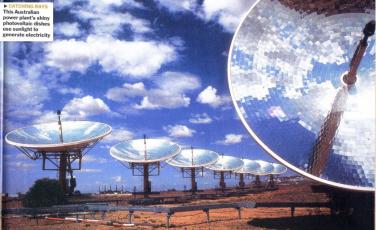 solar dish array