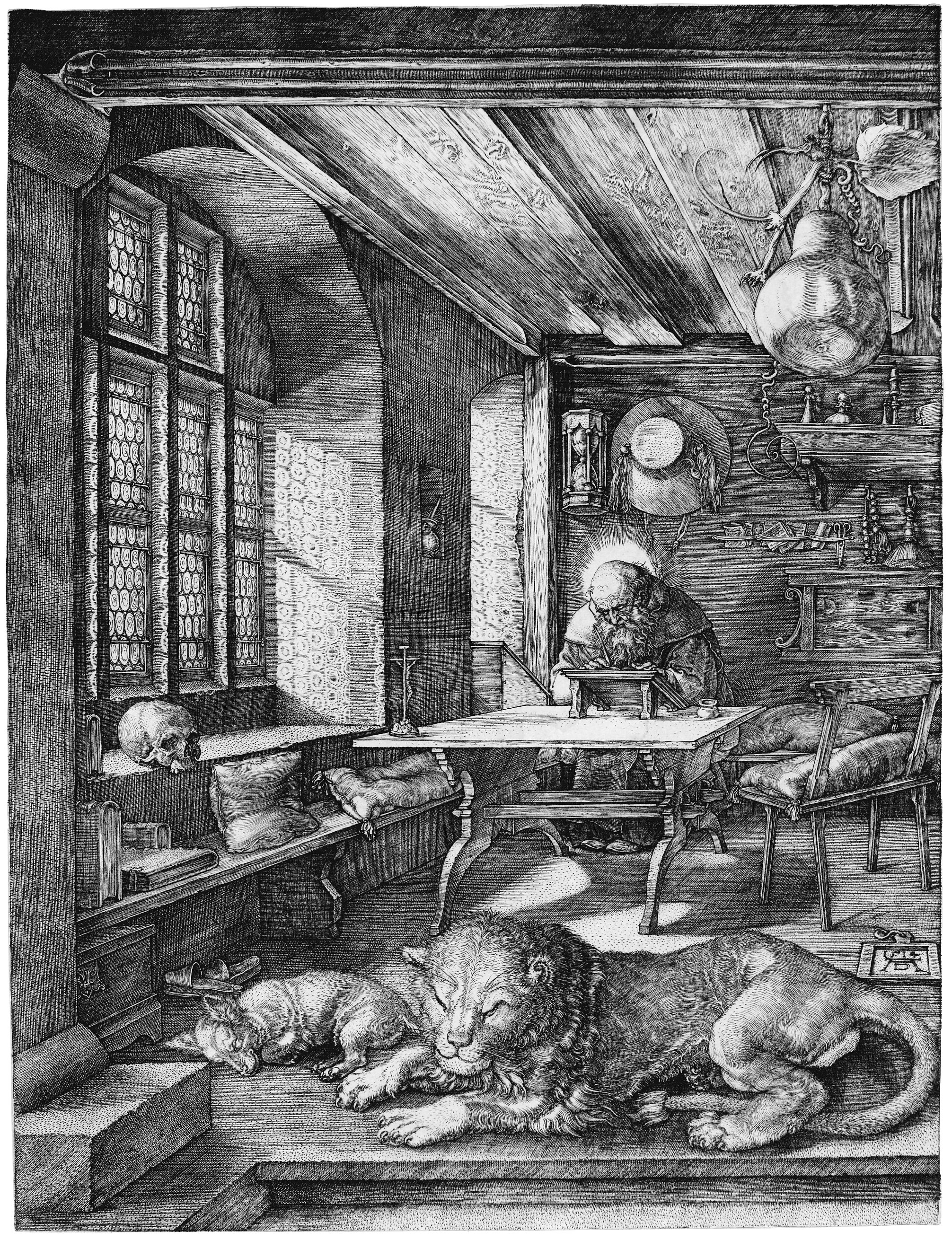 Albrecht Durer St Jerome in his study 49686 s