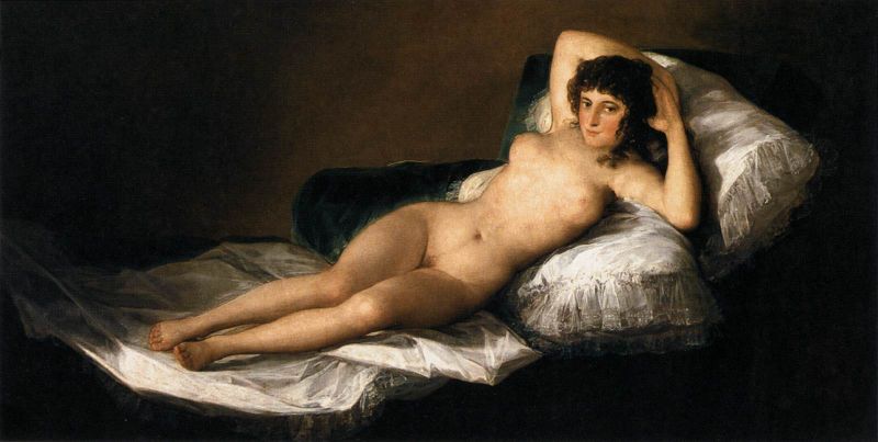 nude reclining girl