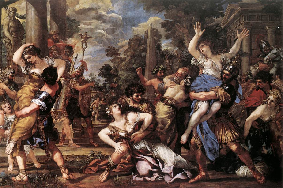 rape of the sabine women Pietro da Cortona